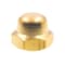 Prime-Line Acorn Cap Nuts, 1/4 in.-20, Solid Brass, PK10 9077389 - alternate 1